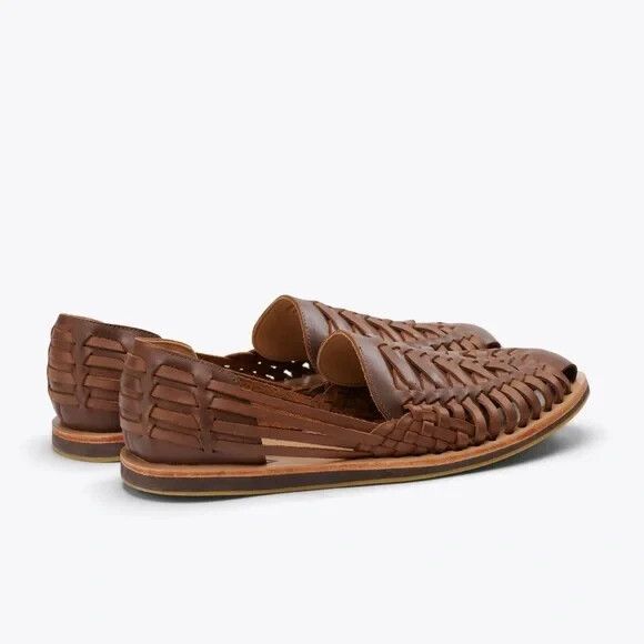 Nisolo‎ Leather Sandal Huarache Men\'s BROWN NEW MSRP $150 main image 5